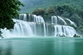 Ban Gioc waterfall in Trung Khanh, Cao Bang, Viet Nam Royalty Free Stock Photo