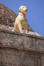 Great Well of Onofria, fountain near the Pilska Gate, Dog sculpture on the top, Dubrovnik, Croatia