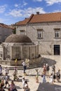 Great Well of Onofria, fountain near the Pilska Gate, Dubrovnik, Croatia
