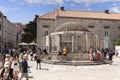 Great Well of Onofria, fountain near the Pilska Gate, Dubrovnik, Croatia