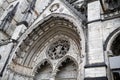 Great west doors vault of Cathedral Church of Royalty Free Stock Photo