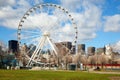 Great wheel of Montreal during spring season Royalty Free Stock Photo