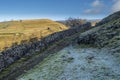 Great Whernside from Kettlewell in the Yorkshire Dales Royalty Free Stock Photo