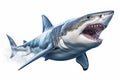 Great white shark attack Royalty Free Stock Photo