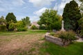 Suburban house garden