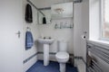 Blue and white Cloakroom wc