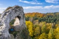 The Great Window, also known as the Large Window, is a group of limestone rocks located in Piaseczno in the Kroczyce commune, in