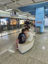 Greater Bay Shenzhen Subway Metro Station Interior Design Transportation Mass Transit MTR Train Waiting Furniture