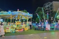 Greater Bay Zhuhai Joy Manor Shopping Mall Plaza Outdoor Bungy Night Activities Bungee Kids Children Playground Fuhuali Lanpu