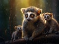 Greater Dwarf Lemur Royalty Free Stock Photo