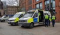 Greater Manchester police riot unit Royalty Free Stock Photo