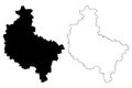 Greater Poland Voivodeship map vector