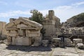 Greater Propylaiain pediment, ancient Eleusis Royalty Free Stock Photo