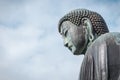 Greath buddha of Kamakura face, Kotoku temple, Kanagawa Japan Royalty Free Stock Photo