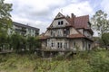 Greatly devastated building in Zakopane