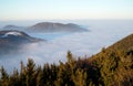 Greatness of Nature: Mountains above the clouds / Austria Royalty Free Stock Photo