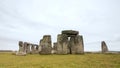 The greatness of Stonehenge ancient prehistoric stone monument in English Wiltshire. Stunning natural rock foundation Royalty Free Stock Photo
