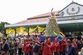 Grebeg Maulud ceremony held by Keraton Yogyakarta Royalty Free Stock Photo