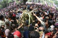 Grebeg syawal ritual Royalty Free Stock Photo