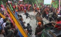 Grebeg syawal ritual Royalty Free Stock Photo