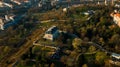 Grebovka Park aerial view winery