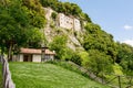 Greccio, Italy. hermitage shrine erected by St. Francis of Assisi Royalty Free Stock Photo