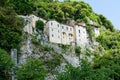 Greccio, Italy. hermitage shrine erected by St. Francis of Assisi Royalty Free Stock Photo