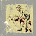 Greco roman wrestling