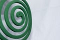 Mosquito coil isolated on white background Royalty Free Stock Photo
