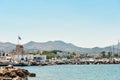 Greece, Aegina - 23 June, 2019 View of famous and picturesque port of Aegina island,