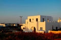 Greece, Antiparos island, view of apartments and rooms to let Royalty Free Stock Photo