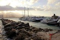 Greece, Antiparos island, view of the port Royalty Free Stock Photo