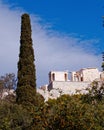 Greece, Athena ancient temple on acropolis hill