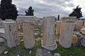 Greece, Athens, Acropolis, Column Royalty Free Stock Photo