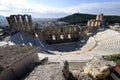 Greece, Athens, Acropolis, Odeon of Herodes Royalty Free Stock Photo
