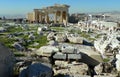 Greece, Athens, Acropolis, the temple of Erechteion Royalty Free Stock Photo