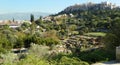 Greece, Athens, Ancient Agora, view of the Acropolis Royalty Free Stock Photo