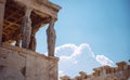 Greece, Athens, The ancient Porch of Caryatides Royalty Free Stock Photo