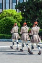 Greece, Athens, ceremonial, Presidential Guards marching