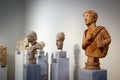Acropolis exhibits at the Athens Museum. Greece Royalty Free Stock Photo