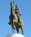 Greece, Athens, Pedion Areos, horse statue of King Constantine I