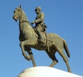 Greece, Athens, Pedion Areos, horse statue of King Constantine I