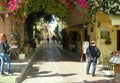 Greece, Athens, Plaka, old one-story mansions in the city center Royalty Free Stock Photo