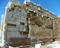 Greece, Athens, Roman Agora, antique wall of the Adrian\'s library