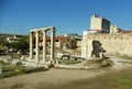 Greece, Athens, Roman Agora,the Gate of Athena Archegetis