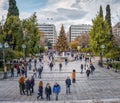 Greece - Athens.. Sintagma square Royalty Free Stock Photo