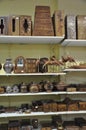 Greece, august 28th: Zindros Byzantine Icon Shop interior from Kalambaka in Greece