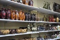 Greece, august 28th: Zindros Byzantine Icon Shop interior from Kalambaka in Greece