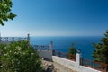 Greece balkony ocean view