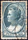 GREECE - CIRCA 1957: A stamp printed in Greece shows Queen Olga, circa 1957.